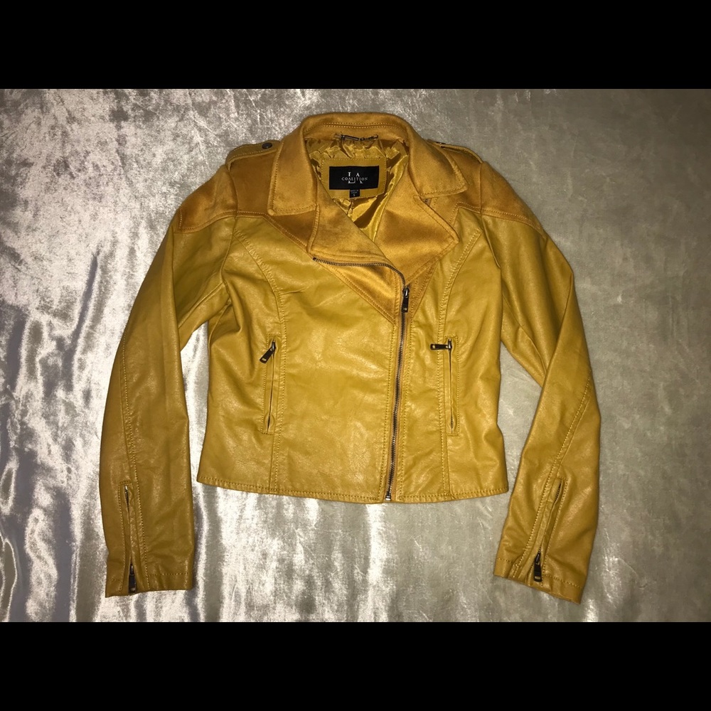 Mustard Moto Jacket